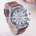 Waterproof genuine leather quartz watch